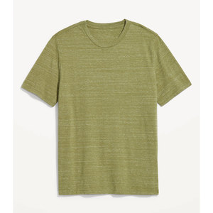 เสื้อยืดคอกลมแขนสั้นทรงคลาสสิกสำหรับผู้ชาย ผ้าเจอร์ซีย์คอตตอน 100% ทรงปกติ ตัดเย็บกว้าง ระบายอากาศได้ดี แห้งเร็ว สวมใส่สบาย - Product Image 3