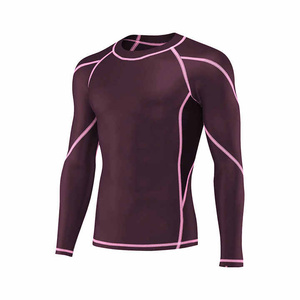 Professional Custom MMA Training Outfit Active Top Full Sleeves Digital Print Fighting Rash Guard Eco-Friendly for Quick - Product Image 5