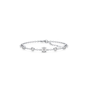 REYES Joyería Fina, Pulsera de Oro Sólido de 14K/18K con Diamante Cultivado en Laboratorio de Corte Redondo de 5.1mm, Regalo Clásico para Bodas - Product Image 1