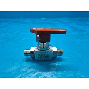 Vanne à boisseau sphérique haute pression HAMLET ISLTR-S H6800SSL3/8IP, utilisée comme pièce détachée pour équipement semi-conducteur Legacy - Product Image 3