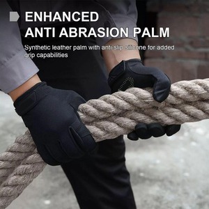 Guantes de Seguridad de Cuero de Grano Partido, Antideslizantes, Protección UV, Impermeables, Unisex, para Uso en Exteriores, Alta Calidad, Bajo Precio - Product Image 4