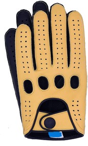 Gants de conduite pour hommes en cuir, compatibles écrans tactiles, à doigts entiers, écologiques, respirants, doublés soie, qualité supérieure, prix raisonnables - Product Image 6