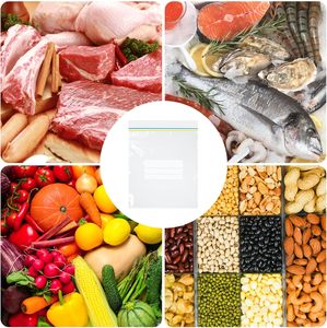 ถุงพลาสติกสำหรับเก็บอาหาร, ถุงพลาสติกเก็บอาหารแบบใช้ซ้ำได้, ถุงเก็บอาหารสำหรับแช่แข็งเกรดอาหาร - Product Image 6