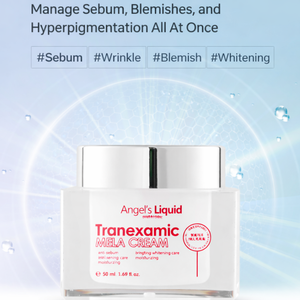 Crema Facial Aclarante con Ácido Tranexámico Líquido Angel's, Corrector de Manchas Oscuras, Hidratante, Antienvejecimiento, Cuidado del Tono de Piel para Mujeres - Product Image 6