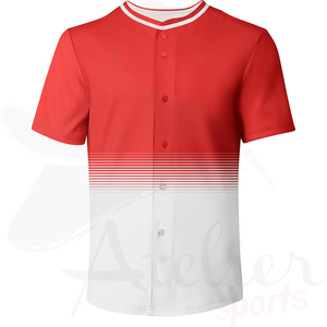 Chemises de baseball à rayures personnalisées à prix d'usine, impression par sublimation, motif à rayures, prix bas - Product Image 5