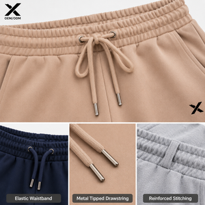 Pantalones Deportivos Personalizados para Mujer, Ajustados, de Invierno, con Frente Plano, de Felpa Francesa, OEM ODM, Mezcla de Algodón, Pantalones Deportivos Casuales para Fitness - Product Image 5