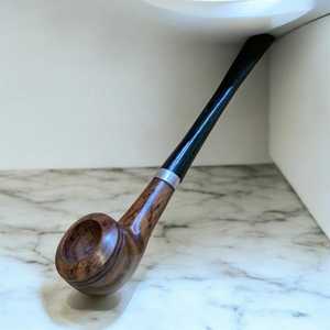 Smoking Cigarette Wooden Cigar <b>Pipe</b> Mirror Finish Polished Wood Resin Stem Fitting <b>Hookah</b> Mouth Tip Hand Craft Cigar - Product Image 5