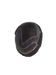 Peluca de Cabello Humano Virgen Remy Indio, Tupé con Ondas Naturales, Trama Única para Prótesis Capilares de Encaje - Product Image 4