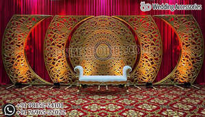 Estructura de Fondo para Escenario de Recepción de Boda Económica, Paneles Exclusivos para Ceremonia Roka de Boda, Paneles para Escenario de Noche de Boda Musulmana, EE. UU. - Product Image 6