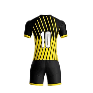 Conjunto de Uniforme de Fútbol Minimalista para Adultos, Camiseta y Pantalones Cortos, Tejido Transpirable, Ligero, 100% Poliéster, Antideslizante - Product Image 4