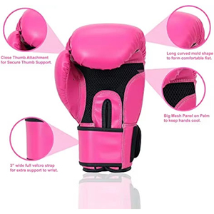 Guantes de Boxeo de Piel Sintética de Alta Calidad RAMF SPORTS, Guantes de Boxeo de Entrenamiento Profesional, OEM, ODM, Logotipo Personalizado, Diseño en Piel Auténtica, Diseña Tus Propios Guantes de Boxeo - Product Image 3