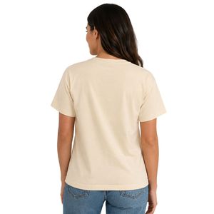 เสื้อยืดคอกลมพิมพ์ลายดอกไม้แบบนามธรรมสำหรับผู้หญิง สวมใส่สบาย ระบายอากาศได้ดี เหมาะสำหรับฤดูร้อน รับผลิตตามแบบ OEM แฟชั่นเสื้อยืดทันสมัย - Product Image 2