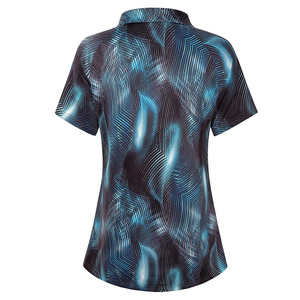 เสื้อโปโลผู้หญิงแบบ OEM สั่งทำพิเศษ แขนสั้น ผ้าฝ้าย 100% ระบายอากาศได้ดี สวมใส่สบาย ทอแบบเรียบ สีพื้น สำหรับฤดูใบไม้ผลิและฤดูร้อน ทรงปกติ - Product Image 6