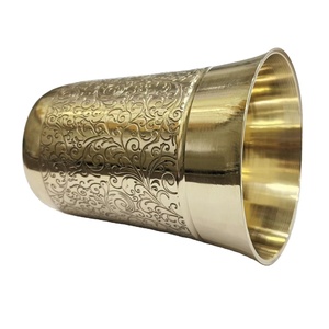 แก้วน้ำทองเหลืองแบบยั่งยืนจาก MHQ Traders PVT LTD - Product Image 5