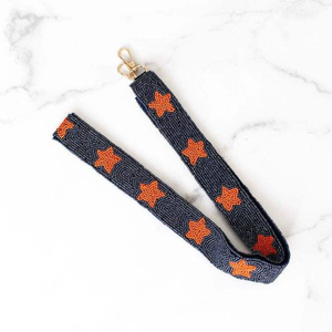 Sangle de sac à main HOTTY TODDY faite à la main avec perles et étoiles, élégante et durable, accessoire de sac à bandoulière en coton - Product Image 6