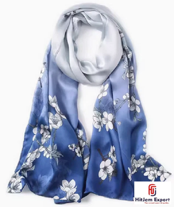 Custom Printed Long <b>Scarf</b> Soft Fabric White Label Low MOQ OEM ODM Textile Manufacturer for Fashion Brands Bali - Product Image 1