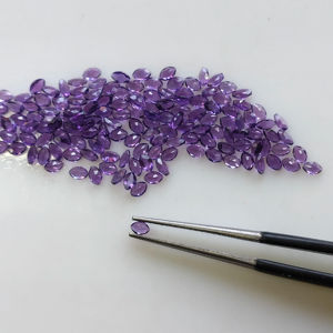 Ametista Natural Africana, Corte Marquesa de 3x2MM, Color Púrpura Intenso, Gema Suelta de la Mejor Calidad para Joyería, Gemas de Red Mountain - Product Image 5