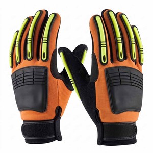 Gants de travail mécaniciens Amara de haute qualité, en cuir synthétique renforcé, résistants aux chocs et aux coupures, protection personnelle pour les mains - Product Image 3