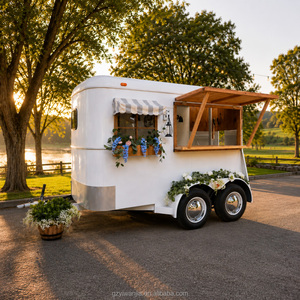 Carrito de Comida Personalizado para Aperitivos, Cerveza, Barbacoa, Donuts, Hotel, Remolque para Caballos, Camión de Comida, Bar Móvil, Pizza, Catering - Product Image 1