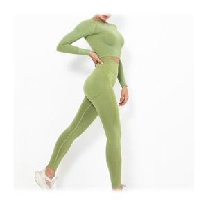 Prix Exceptionnel – Meilleures Ventes : Nouveaux Ensembles de Yoga 2 Pièces pour Femmes, 100% Polyester Lavable, Respirant, Séchage Rapide, Design Haut de Gamme, Facile à Porter - Product Image 5