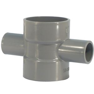 Conector Cruzado de PVC de Cuatro Vías Kansaikako para Tratamiento de Agua, Variaciones Múltiples, 50Ax20A, para Derivación de Tuberías, Fabricado en Japón KJ-044-250 - Product Image 1