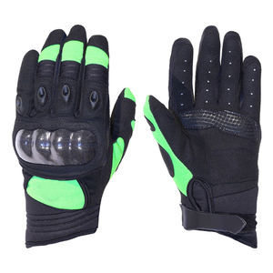 Gants de course en PU à doigts entiers WARPRO INDUSTRY avec fermeture auto-agrippante, compatibles écran tactile, antidérapants, sangle de poignet réglable pour le motocross et les activités de plein air - Product Image 1