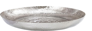 Stylish Gold Metal <b>Tray</b> Platter Handicraft Technique for Formal <b>Dinners</b> and Special Occasions Manufactured Supplied in India - Product Image 2