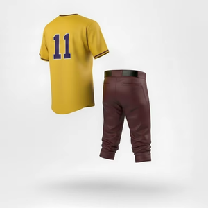 Ensemble de maillots de baseball personnalisés pour équipes, hommes et femmes, respirant, léger, vêtements de sport, fournisseur en gros, OEM - Product Image 6