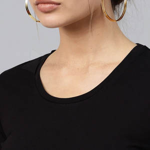 Crop top pour femme de haute qualité, élégant, respirant, léger, manches courtes, écologique, vente en gros - Product Image 5