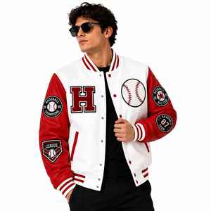 Vente en gros de vestes de baseball universitaires personnalisées CHALASA SPORTS pour hommes, style Letterman, respirantes, sublimées, pour l'hiver - Product Image 3