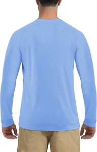 Camisetas de Pesca de Manga Larga de Alta Calidad para Hombre, Protección Solar UV UPF 50+, Absorción de Humedad - Product Image 3