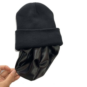 Brushed <b>Yarn</b> Unisex Beanie Hat Soft Touch Winter Warm Stretch Knit Character Print Casual Outdoor Travel Streetwear Cold Weather - Product Image 2