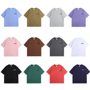 Plus Size mens <b>tshirt</b> Design OEM Logo Custom Men Hip Hop Loose Short Sleeve Solid Woven Blank O-Neck Plus Size Casual T-shirts - Product Image 1