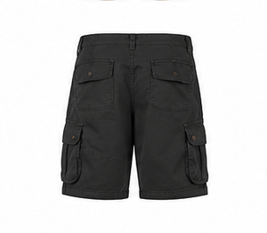 Pantalones Cortos de Lona de Alta Calidad para Hombre, Cintura Elástica, Multibolsillos, Corte Ajustado, Estilo Urbano - Product Image 3