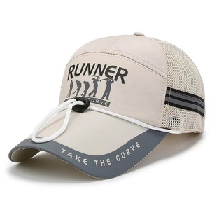 Spring Summer Extended Brimmed <b>Flat</b> Brim Sporty Waterproof Baseball <b>Hat</b> Sun Protection Outdoor Unisex Premium Quality - Product Image 4