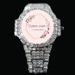 Relojes Personalizados con Incrustaciones de Diamantes, Movimiento Automático de Lujo, Acero Inoxidable, Estilo Hip Hop, Reloj VVS Moissanite para Hombre y Mujer - Product Image 2