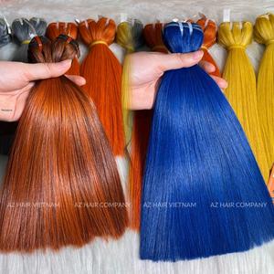 Qualité des cheveux bruts non traités du Vietnam Paquets de cheveux humains droits colorés Double Machine Trame Extensions de cheveux - Product Image 4