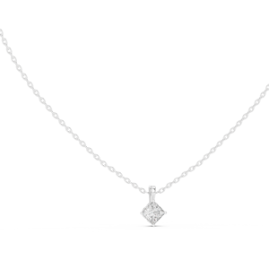 Fast Shipping F Color Lab Grown Brilliant Cut 1CT <b>Diamond</b> Pendant Chain 10K Gold Plated S925 Sterling <b>Silver</b> <b>Necklace</b> Women - Product Image 4