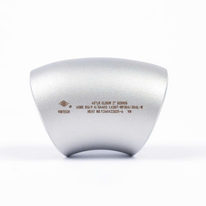 Coude à long rayon à quatre-vingts degrés ASME B16.9 A SA403, raccord de tuyauterie en acier inoxydable sans soudure à tête ronde - Product Image 2