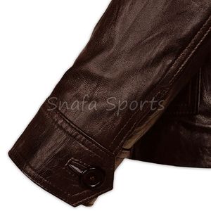 Chaqueta de cuero personalizada de alta calidad para hombre, venta al por mayor a bajo precio con la opción de personalizar tu propia chaqueta de cuero. - Product Image 5