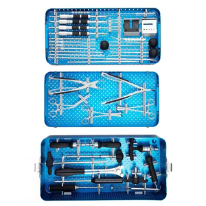 Premium Manual Spinal Fixation System Orthopedic Arthrodesis Set Polyaxial Transpedicular Instrument Kit Stainless Steel CE ISO - Product Image 1