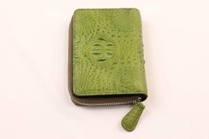 Portefeuille court en cuir véritable pour hommes de luxe en gros motif alligator couleur personnalisée de haute qualité du fournisseur du Vietnam - Product Image 6