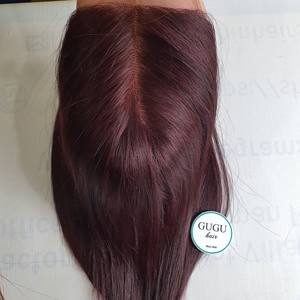 Human Hair <b>Wigs</b> Double Drawn Raw Vietnamese Remy Hair Vendor Bone Straight Virgin for Lace Extension <b>Blonde</b> Color Deep Wave - Product Image 5