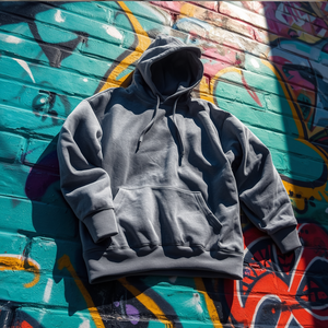 Sudadera con Capucha Extra Grande, 100% Algodón, 360 g/m², Estilo Casual, Streetwear - Product Image 4