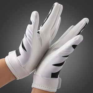 Guantes Profesionales de Fútbol Americano para Receptor, con Logotipo Personalizado, Agarre de Silicona en Toda la Palma, Guantes de Entrenamiento Antideslizantes - Product Image 2