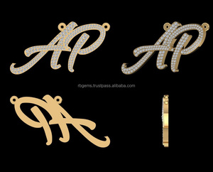 Unisex personalizado 10Kt oro amarillo 8gm colgante con 1.59ct diamante Natural Hip Hop moda 8gm joyería collar collares de diamantes - Product Image 2