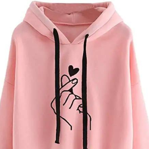 Sudaderas y Hoodies de Felpa para Mujer, Estampadas, Tejidas, con Logotipo Serigrafiado, de Pakistán - Product Image 4