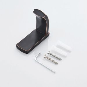 Vintage Black Bronze Brass Robe Coat Hooks Pack 4 Clothes Towel Hook Home Hangers Bathroom Accessories KJFG02HEI - Product Image 4