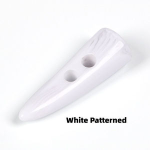 Botón Ovalado de Cuerno de Búfalo Hecho a Mano, Estilo Nuevo, con 2 Agujeros, Pulido, para Prendas y Manualidades, en Oferta - Product Image 4