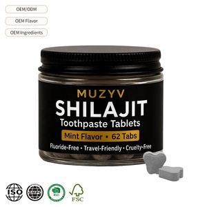 OEM ODM Shilajit <span class=keywords><strong>Dentifrice</strong></span> Comprimés Blanchiment Naturel Haleine Fraîche <span class=keywords><strong>Dentifrice</strong></span> <span class=keywords><strong>Solide</strong></span> - Product Image 1